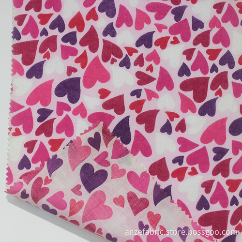 floral printed 100% cotton lawn fabric for curtain